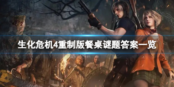 《生化危机4重制版》餐桌谜题怎么解？餐桌谜题答案一览(图1)