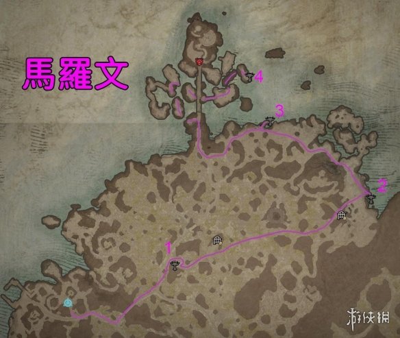 《暗黑破坏神4》第二章莉莉丝祭坛位置分布图 第二章祭坛有多少(图11)